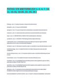PATHO 370 MIDTERM &lpar;CH 1&comma; 2&comma; 4&comma; 7&comma; 10&comma; 11&comma; 13-16&comma; 18-20&comma; 22&comma; 23&comma; 25 &rpar;