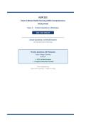 NUR 253&NewLine;Exam 2 Mental Health Nursing &lpar;2026&rpar; Comprehensive&NewLine;Study Guide&NewLine;Exam 2 &bull; Practice Questions & Rationales&NewLine;2026 &sol; 2027 UPDATE&NewLine;Actual Questions & Verified Answers&NewLine;with Detailed Clinical Rationales