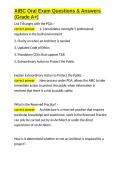 AIBC Oral Exam Questions & Answers &lpar;Grade A&plus;&rpar;&period;docx&NewLine;&NewLine;