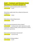 ExAC - Contracts and Divisions Exam Questions & Answers &lpar;Grade A&plus;&rpar;&period;docx&NewLine;&NewLine;