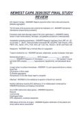 NEWEST CAPA 2026&sol;2027 FINAL STUDY&NewLine;REVIEW