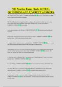 SIE Practice Exam Study ACTUAL &NewLine;QUESTIONS AND CORRECT ANSWERS