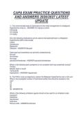 CAPA 2026&sol;2027 &mdash; Latest Exam Practice Questions and Answers