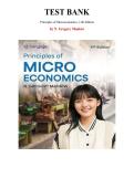 Test Bank for Principles of Microeconomics&comma; 11th Edition &lpar; Mankiw&comma; 2026&rpar;&comma; Chapter 1-24 &vert; All Chapters