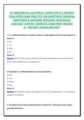 ICC RESIDENTIAL ELECTRICAL INSPECTOR &lbrace;E1&rcub; NEWEST EVALUATED EXAM PRACTICE 300 QUESTIONS &vert;ORIGINAL QUESTIONS & ANSWERS &vert;DETAILED RATIONALES 2026&sol;2027 &vert;HINTED COMPLETE EXAM PREP GRADED A&plus;&ast;INSTANT DOWNLOAD PDF&ast;
