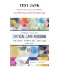 Test Bank for Priorities in Critical Care Nursing&comma; 9th Edition by Linda Urden&comma; Kathleen Stacy&comma; Mary Lough&comma; Chapter 1-27 &vert; All Chapters