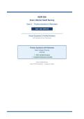 NUR 256&NewLine;Exam 3 Mental Health Nursing&NewLine;Exam 3 &bull; Practice Questions & Rationales&NewLine;2026 &sol; 2027 UPDATE&NewLine;Actual Questions & Verified Answers&NewLine;with Detailed Clinical Rationales