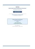 NUR 256&NewLine;Mental Health Nursing Comprehensive Examination&NewLine;Comprehensive Study Guide&NewLine;2026 &sol; 2027 UPDATE&NewLine;Actual Questions & Verified Answers&NewLine;with Detailed Clinical Rationales