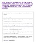 NASM Stretching and Flexibility ACTUAL NEWEST &NewLine;TEST BANK PRACTICE EXAM WITH COMPLETE 200 &NewLine;QUESTIONS VERIFIED ANSWERS AND DETAILED &NewLine;RATIONALES &vert;NAMS-SFC EXAM PREP NEWEST &NewLine;UPDATE&excl;&excl;&excl; 