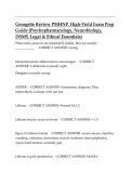 Georgette PMHNP Review &vert; High-Yield Board Exam Prep & Q&A Guide &vert; Psychopharmacology&comma; DSM-5&comma; Neurobiology & Ethics