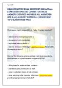 CSMLS Medical Laboratory Science Practice Exam &num;2 &lpar;Latest 2026&rpar; &vert; 210 Verified Q&As & Detailed Rationales