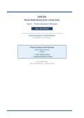 NUR 256&NewLine;Mental Health Nursing Exam 4 Study Guide&NewLine;Exam 4 &bull; Practice Questions & Rationales&NewLine;2026 &sol; 2027 UPDATE&NewLine;Actual Questions & Verified Answers&NewLine;with Detailed Clinical Rationales