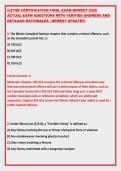 ILETSB CERTIFICATION FINAL EXAM NEWEST 2026 &NewLine;ACTUAL EXAM QUESTIONS WITH VERIFIED ANSWERS AND &NewLine;DETAILED RATIONALES &vert; NEWEST UPDATE&excl;&excl;&excl;