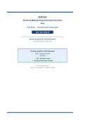 NUR 265&NewLine;Advanced Medical-Surgical Nursing Final Exam&NewLine;Prep&NewLine;Final Exam &bull; Comprehensive Study Guide&NewLine;2026 &sol; 2027 UPDATE&NewLine;Actual Questions & Verified Answers&NewLine;with Detailed Clinical Rationales