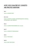ACRP CCRC EXAM PREP KEY CONCEPTS&NewLine;AND PRACTICE QUESTIONS