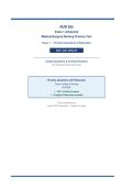 NUR 265&NewLine;Exam 1 Advanced&NewLine;Medical-Surgical Nursing Practice Test&NewLine;Exam 1 &bull; Practice Questions & Rationales&NewLine;2026 &sol; 2027 UPDATE&NewLine;Actual Questions & Verified Answers&NewLine;with Detailed Clinical Rationales