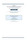 NUR 265&NewLine;Exam 1 Advanced Medical-Surgical Nursing &lpar;2026&rpar;&NewLine;Exam 1 &bull; Practice Questions & Rationales&NewLine;2026 &sol; 2027 UPDATE&NewLine;Actual Questions & Verified Answers&NewLine;with Detailed Clinical Rationales