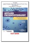 Test bank Applied Pathophysiology for the Advanced Practice Nurse 2nd Edition by Lucie Dlugasch&semi; Lachel Story Chapter 1-14&NewLine;