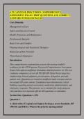 ATI CAPSTONE PROCTORED COMPREHENSIVE &NewLine;ASSESSMENT EXAM 2 PREP QUESTIONS AND CORRECT &NewLine;ANSWERS WITH RATIONALES 