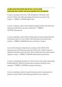 ATI Med Surg Proctored NGN Retake Exam Questions and Correct Answers with Rationales &vert; Latest 2026&sol;2027 Complete Study Guide