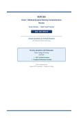 NUR 265&NewLine;Exam 1 Medical-Surgical Nursing Comprehensive&NewLine;Review&NewLine;Exam Review &bull; High-Yield Practice&NewLine;2026 &sol; 2027 UPDATE&NewLine;Actual Questions & Verified Answers&NewLine;with Detailed Clinical Rationales