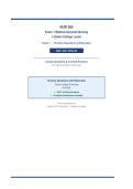 NUR 265&NewLine;Exam 1 Medical-Surgical Nursing&NewLine;I &lpar;Galen College Level&rpar;&NewLine;Exam 1 &bull; Practice Questions & Rationales&NewLine;2026 &sol; 2027 UPDATE&NewLine;Actual Questions & Verified Answers&NewLine;with Detailed Clinical Rationales
