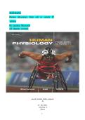 TEST BANK for Human Physiology From Cells to Systems 8th Edition by Lauralee Sherwood&NewLine;