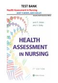 Test Bank Health Assessment in Nursing 7th Edition Weber Kelley