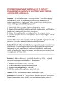ICC CODE ENFORCEMENT TECHNICIAN &lbrace;CE-T&rcub; NEWEST EVALUATED EXAM &vert; COMPLETE QUESTIONS WITH VERIFIED ANSWERS AND RATIONALES&period; 