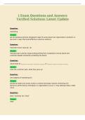 Commerce&rpar; Exam Questions and Answers&NewLine;Verified Solutions Latest Update