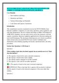 NCCCO CORE EXAM 1 AND EXAM 2 PRACTICE QUESTIONS AND &NewLine;CORRECT ANSWERS WITH RATIONALES &vert; GRADED A&plus;