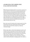 ACEABLE FINAL TEST COMPREHENSIVE&NewLine;STUDY GUIDE FULL RESPONSES