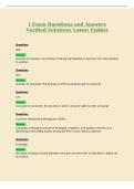 Commerce Exam Questions and Answers&NewLine;Verified Solutions Latest Update