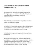 ACEABLE LEVEL 5 TEST SOLUTIONS&NewLine;FULL ANSWERS