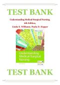 Test Bank For Understanding Medical-Surgical Nursing 6th Edition by Linda S&period; Williams & Paula D&period; Hopper ISBN 9780803668980 Chapters&lpar;1 to 57&rpar;