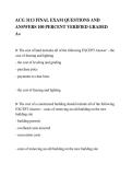 ACG 3113 FINAL EXAM QUESTIONS AND&NewLine;ANSWERS 100 PERCENT VERIFIED GRADED&NewLine;A&plus;