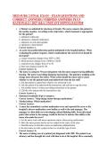 MED SURG 2 FINAL EXAM &ndash; EXAM QUESTIONS AND &NewLine;CORRECT ANSWERS &lpar;VERIFIED ANSWERS&rpar; PLUS &NewLine;RATIONALE &vert; 2027 Q&A &vert; INSTANT DOWNLOAD PDF