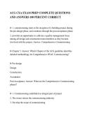 ACG CXA EXAM PREP COMPLETE QUESTIONS&NewLine;AND ANSWERS 100 PERCENT CORRECT