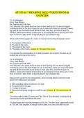 ATI TEAS 7 Exam 2026&sol;2027&colon; Complete Study Guide with Practice Questions & Answers