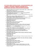 IVY TECH APHY 101 FINAL EXAM &ndash; EXAM QUESTIONS AND &NewLine;CORRECT ANSWERS &lpar;VERIFIED ANSWERS&rpar; PLUS &NewLine;RATIONALE &vert; 2027 Q&A &vert; INSTANT DOWNLOAD PDF