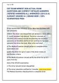 FMCSA DOT Medical Examiner Certification Exam Guide &lpar;Latest 2026&rpar; &vert; 320 Verified Q&As & Detailed Rationales