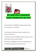 NS 1400 Test 2 Questions & Answers 2026&sol;2027 &vert; Obesity&comma; Social Ecological Model&comma; COM-B&comma; Nutrition&comma; Health Economics & SSB Taxes