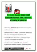 NS 1400 Test 2 Questions & Answers 2026&sol;2027 &vert; Social Ecological Model&comma; COM-B&comma; Nutrition&comma; Food Choice & Behavior Change