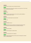 Common Diagnosis AND Management&NewLine;IN ACUTE&NewLine;CARE Midterm EXAM Questions and&NewLine;Answers Verified Solutions Latest&NewLine;Update