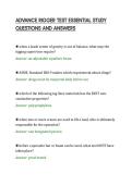 ADVANCE RIGGER TEST ESSENTIAL STUDY&NewLine;QUESTIONS AND ANSWERS