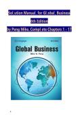 Solutions Manual for Global Business&comma; 6th Edition by Mike W&period; Peng &vert; Complete Chapters 1&ndash;17 &vert; 2027&NewLine;