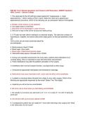PNH 401 Test 2 Review Questions and Answers with Rationales &vert; 2026&sol;27 Updated &vert; 100&percnt; Correct &ndash; Seneca College&period;