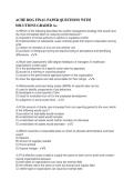 ACHE BOG FINAL PAPER QUESTIONS WITH&NewLine;SOLUTIONS GRADED A&plus;