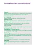 International Business Exam 1 Review&period;Final Test 20262027&period;&NewLine;