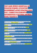 Test Bank Wong's Essentials of Pediatric Nursing 12th Ed Hockenberry &vert; Chapters 1-31 Q&A 2026